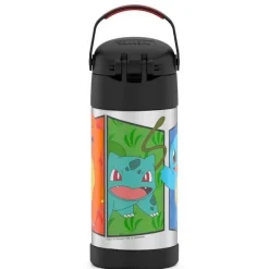 Thermos - garrafa de palha de 12 onças isolada a vácuo - Pokémon Clearance