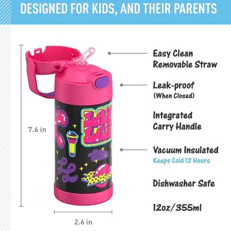thermos__oz_funtainer_wat_SKUkzLyYUdR_1.webp Thermos - 12Oz. Funtainer® Water Bottle W/ Straw, That Girl Lay Lay Best
