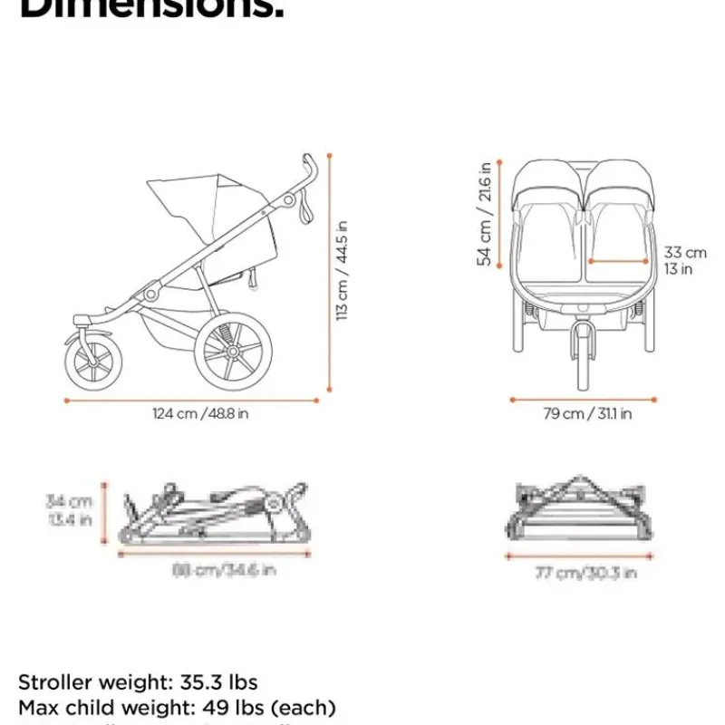 thule__urban_glide__doubl_SKUL5VpcMh1_4.webp Thule - Urban Glide 3 Double Child All-Terrain Stroller, Black Online