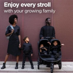 Thule - Urban Glide 3 Double Child All-Terrain Stroller, Black Online