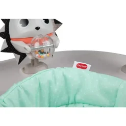 Tiny Love - Andador de bebê 4 em 1 preto e branco, aqui eu cresço centro de atividades móveis New