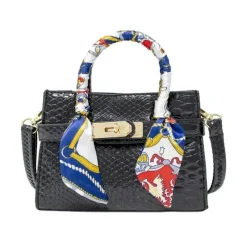 Tiny Treats - Bolsa Lenço de Crocodilo, Preta Online