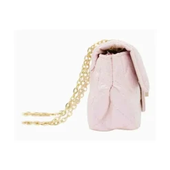 Tiny Treats - Classic Quilted Shiny Mini Bag, Pearl Online