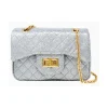 Tiny Treats - Classic Quilted Sparkle Mini Bag, Silver Clearance
