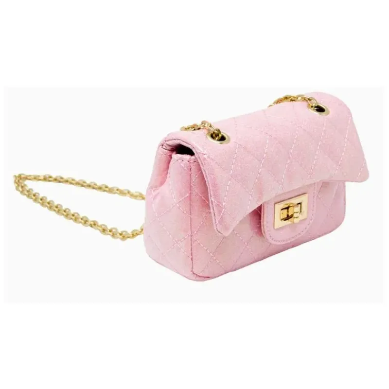 tiny_treats__classic_quil_SKU9XRfQWjG_3.webp Tiny Treats - Classic Quilted Sparkle Mini Purse, Baby Purple Sale