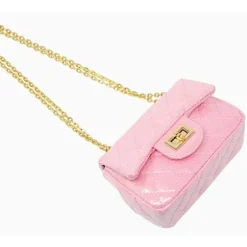 Tiny Treats - Classic Quilted Sparkle Mini Purse, Baby Purple Sale