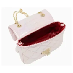Tiny Treats - Classic Quilted Shiny Mini Bag, Purple New