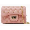 Tiny Treats - Classic Quilted Stud Mini Bag, Pink Clearance