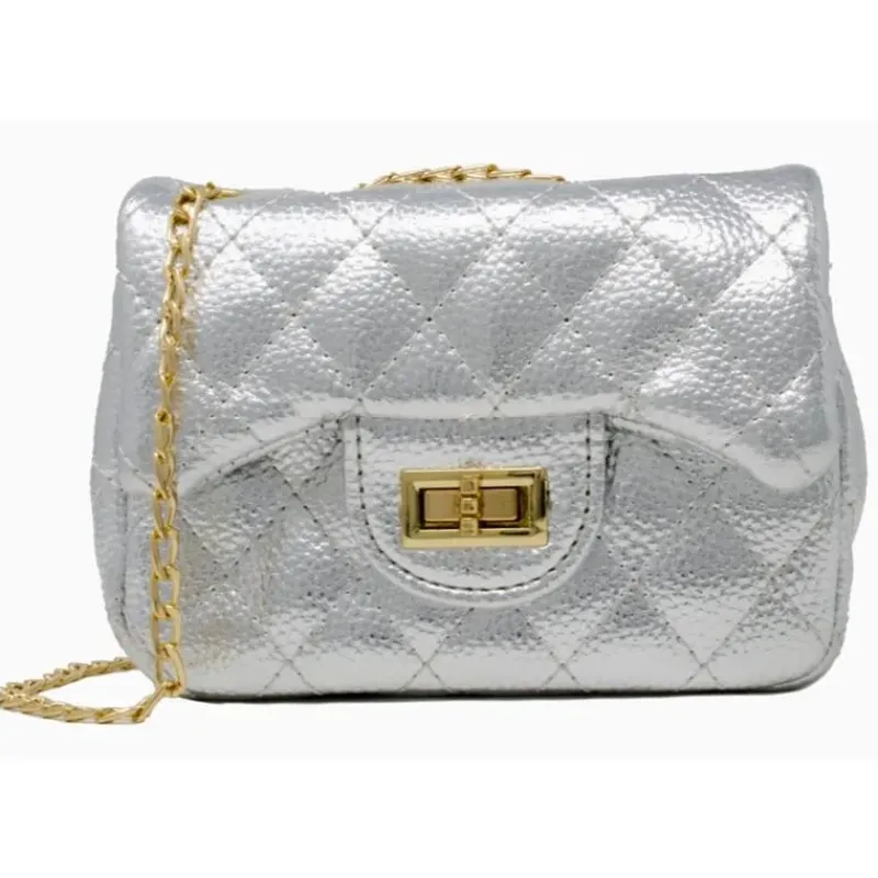 tiny_treats__metallic_cla_SKUkOPz5Bc1_0.webp Tiny Treats - Metallic Classic Mini Purse, Silver Fashion