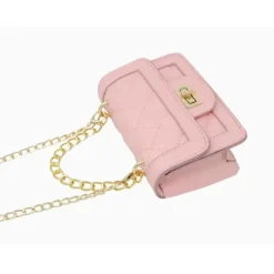 Tiny Treats - Tiny Classic Quilted Mini Purse, Black Fashion
