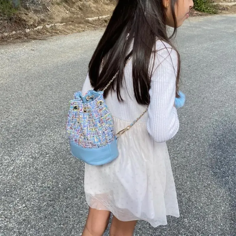 tiny_treats__tweed_drawst_SKUZIme1oyW_3.webp Tiny Treats - Tweed Drawstring Backpack Bag, Blue Hot