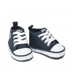 Ralph Lauren Tênis de cano alto Baby - Boy Hamptyn, azul marinho Sale