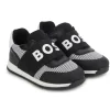 Hugo Boss Tênis Baby - Mesh Logo, Preto Outlet