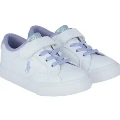 Ralph Lauren Tênis Polo Baby - Girl White Logo Discount