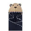 Baby Vision Toalha Animal com Capuz, Urso Xadrez Discount