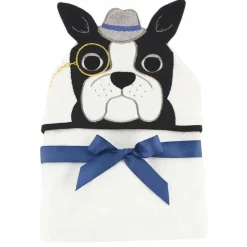 Hudson Baby Toalha com capuz de rosto de animal Hudson bebê, cão Bull Outlet