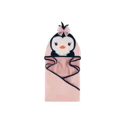 Hudson Baby Toalha com capuz de rosto de animal de bebê Hudson, pinguim feminino Clearance