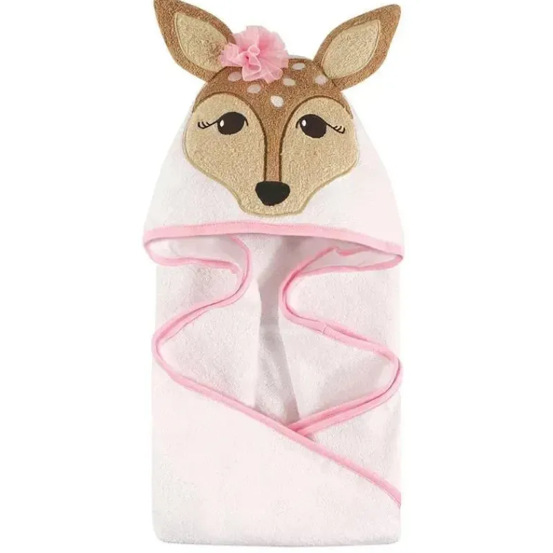 toalha_com_capuz_hudson_b_SKUDhuMBsPf_0.webp Hudson Baby Toalha com capuz Animal, fulvo Discount