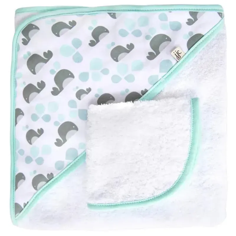toalha_com_capuz_jj_cole__SKUudWK86SA_0.webp JJ Cole Toalha com capuz , Aqua Whales Fashion