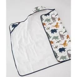 Little Unicorn Toalha com capuz pequeno unicórnio Big Kid, Dino Friends Fashion