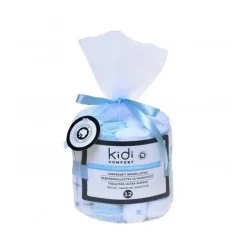 KidiComfort Toalhas de bebê de algodão azul 12 peças Clearance