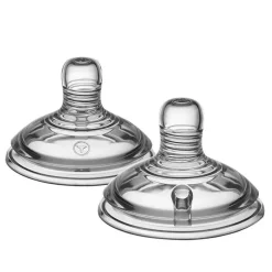 Tommee Tippee - Close To Nature 2 Pk Adicionado Cereal Nipple Fashion