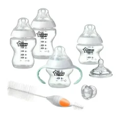 Tommee Tippee - Closer To Nature Kit inicial para alimentação com mamadeira para bebês recém-nascidos - Branco New