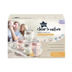 Tommee Tippee - Conjunto essencial para recém-nascidos Closer To Nature, rosa Clearance