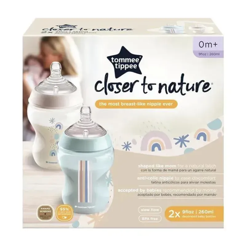 tommee_tippee__mais_perto_SKU1YE0us0E_4.webp Tommee Tippee - Mais perto da natureza 2Pk 9Oz, Deco Bottle Boy Outlet
