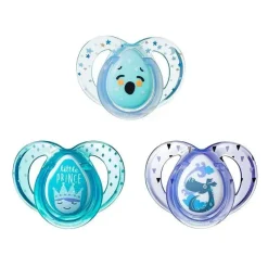 Tommee Tippee - 3Pk mais perto da natureza Dia e noite Chupetas que brilham no escuro 6-18M - As cores podem variar Discount