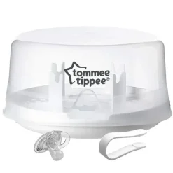 Tommee Tippee Closer To Nature Microondas Biberão Esterilizador a Vapor - Branco Clearance
