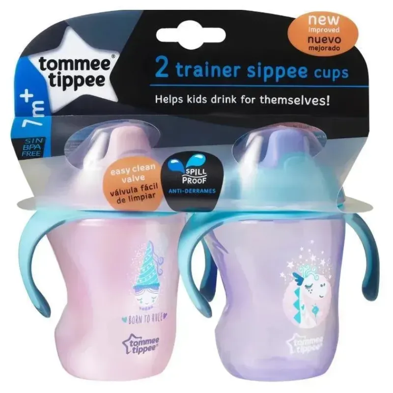 tommee_tippee_pack_infant_SKUFS04A3GT_3.webp Tommee Tippee 2-Pack Infant Trainer Sippee Cup 7M+ 8Oz - As Cores Podem Variar Fashion