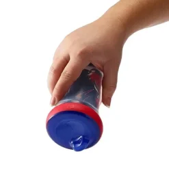 Tomy - 2 copos isolados com canudinho 9 onças, Marvel Fashion