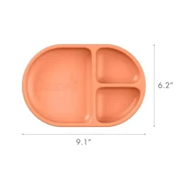 Tomy - Boon Chow Conjunto de pratos de silicone, 3 unidades, menta Best