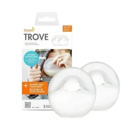 Boon Tomy - Trove Pacote de bomba tira leite manual de silicone com bolsa de viagem, pacote com 2 Fashion