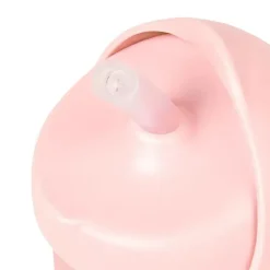Tomy - copo de canudo de silicone rosa Fashion