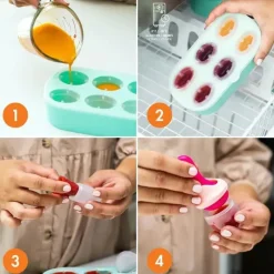 Tomy - 2Pk Celulose + Bandeja para Congelador Fashion