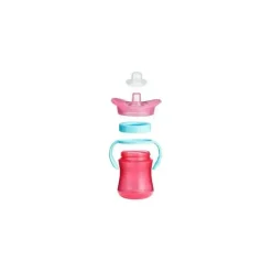 Tomy - The First Years Teethe Around Sensory Trainer Cup, 7Oz, Rosa Hot