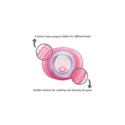 Tomy - The First Years Teethe Around Sensory Trainer Cup, 7Oz, Rosa Hot
