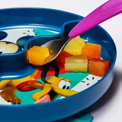The First Years Tomy Suction Kids Prato Dividido, Mickey/Plutão Clearance