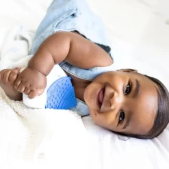 Toothi - Teether Clip, Denim Blue Sale