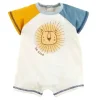 Mud Pie Torta de Lama - Baby Boy Be Kind Lion Shortall Online