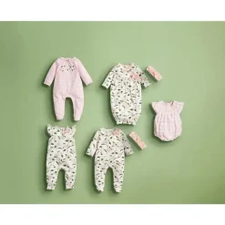 Mud Pie Torta de lama - Dorminhoco com apliques de magnólia para bebês Clearance