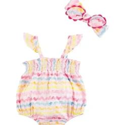 Mud Pie Torta de Lama - Rainbow Ric-Rac Bubble & Headband Set Hot