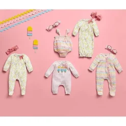 Mud Pie Torta de Lama - Rainbow Ric-Rac Bubble &amp; Headband Set Hot