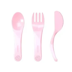 Twistshake - Aprenda Talheres 6+ M, Rosa Pastel Clearance