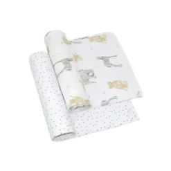 Living Textiles Têxteis Vivos - Jersey Swaddle, 2pk, Savanna Babies Sale