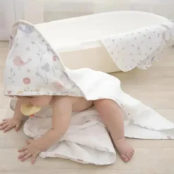 Living Textiles Têxteis Vivos - Panos de Lavar de Musselina para Bebê 3Pk, Pássaros Outlet