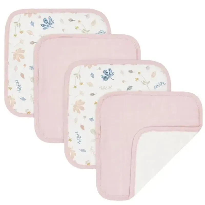 txteis_vivos__panos_de_la_SKUTTEfPGnB_0.webp Living Textiles Têxteis Vivos - Panos de Lavar de Musselina Orgânica 4Pk, Botânicos/Blush New