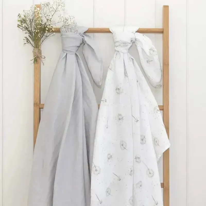 txteis_vivos__pk_swaddles_SKUYmwMGUTE_2.webp Living Textiles Têxteis Vivos - 2Pk Swaddles de Musselina Orgânica Dandelion Online